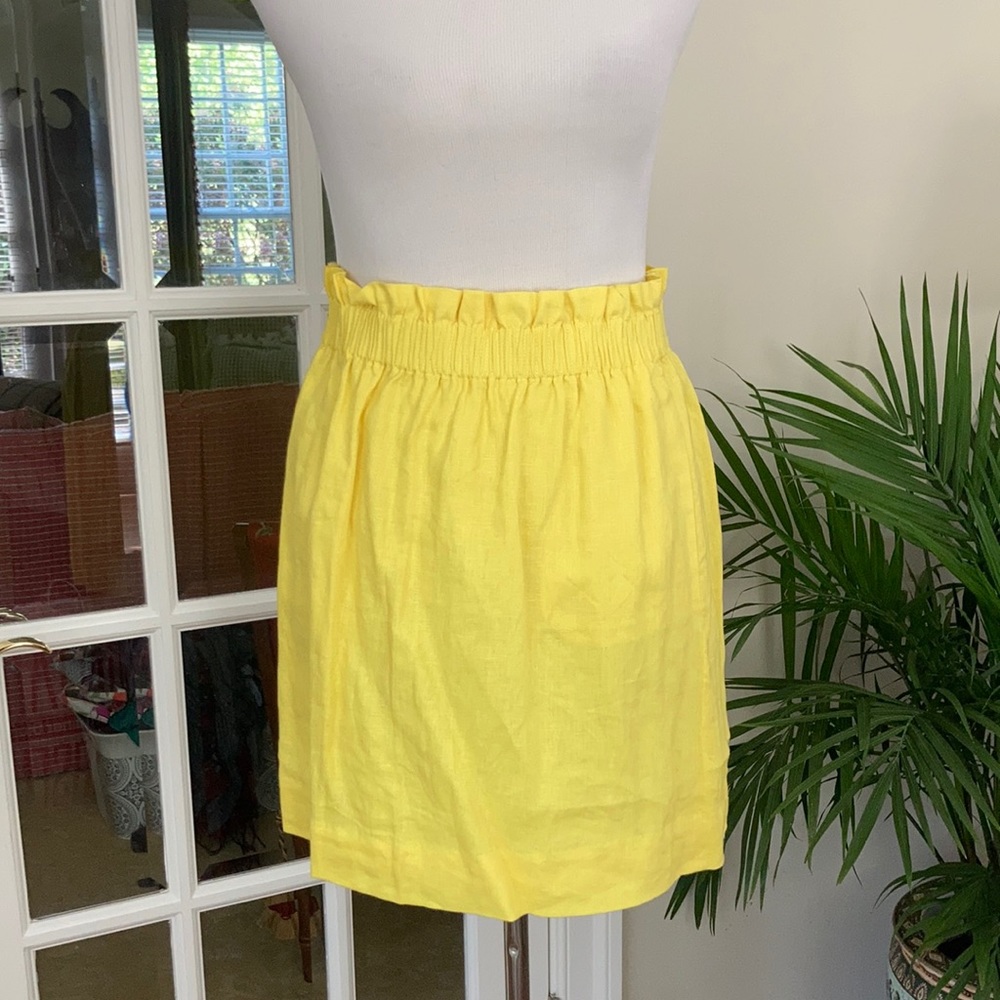 J Crew Linen Skirt